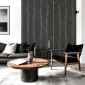 copy of Wooden Slat Wall - Vertigo - 250 x 30 x 2cm - Black - Black Felt