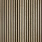 copy of Wooden slat wall panel Vertigo - 120x30x1 cm - Golden oak on black felt