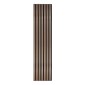 copy of Wooden slat wall panel Vertigo - 120x30x1 cm - Golden oak on black felt