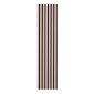 copy of Wooden slat wall panel Vertigo - 120x30x1 cm - Golden oak on black felt