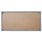 Coussin mural décoratif rectangle 60x30cm Gris